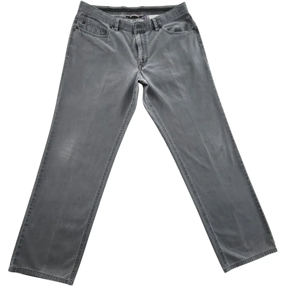 Hiltl Dude Men's Contemporary Fit Denim Straight Leg Jeans Gray Size 36/34 - Picture 1 of 12